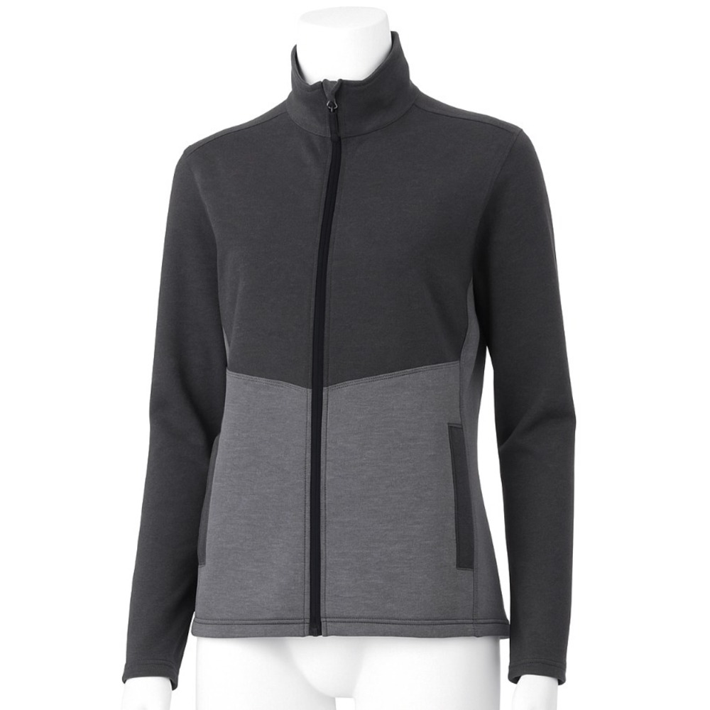 Storm Creek 2655 Luxe Interlock Jacket - NWT Womens Medium Grey Heather 48346-K6
